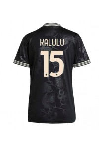 Juventus Pierre Kalulu #15 Jalkapallovaatteet Naisten Kolmaspaita 2025-26 Lyhythihainen